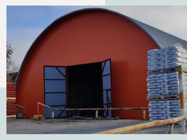 Полукруглые ангары по цене от 647 руб. в Тулун