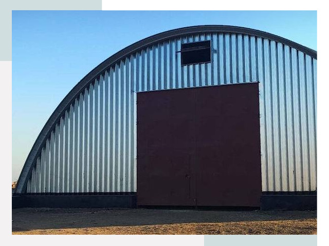 Бескаркасные ангары в Тулуне