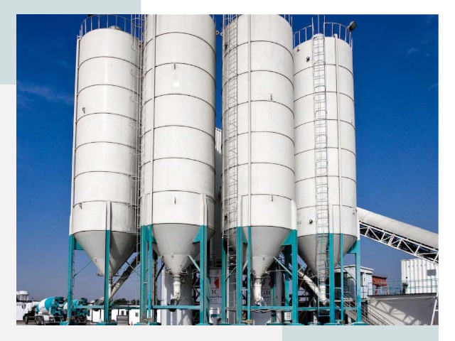 Строительство цементных силосов в Тулуне