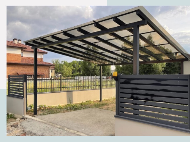 Металлические навесы в Тулун от 647 руб. за м²