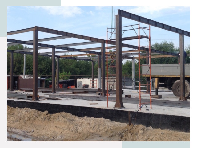 Фундамент для ангаров в Тулуне