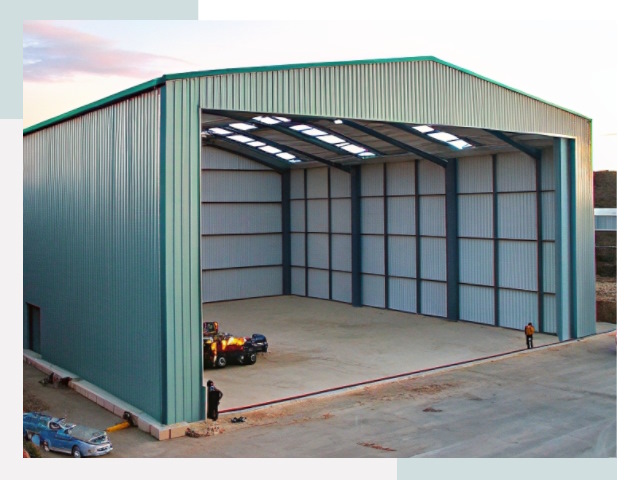 Строительство ангаров в Тулуне